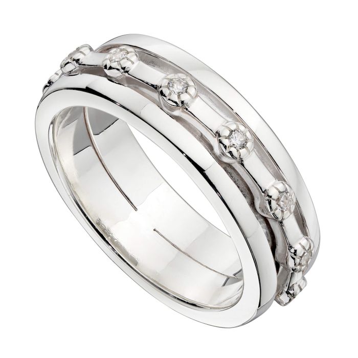 Platinum spinner ring store