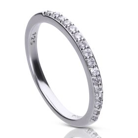 Diamonfire Half Eternity Band Ring