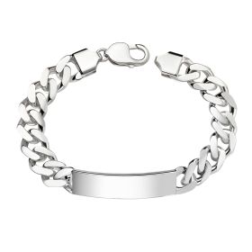 Heavyweight ID Bar Curb Bracelet