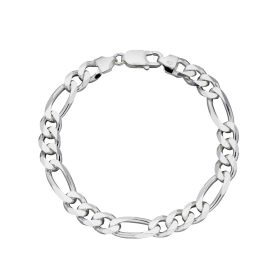 Heavyweight Figaro Bracelet 22cm