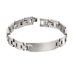 Fred Bennett Stainless Steel ID Bar Bracelet