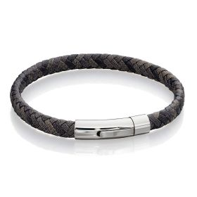 Fiorelli Black Enamel Border Ring with Crystal