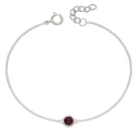 January Crystal Birthstone Bracelet