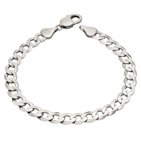 Fred Bennett Heavyweight Diamond Cut Curb Chain Bracelet