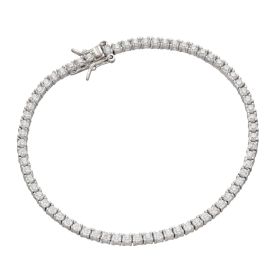 Claw Set Cubic Zirconia Bracelet