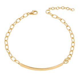 ID Bar Chain Bracelet