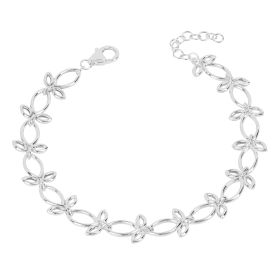 Leaf Trio Chain Bracelet