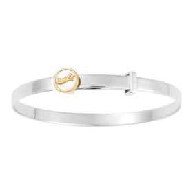 Shooting Star Expanding Bangle with Diamond