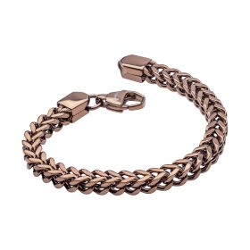 Fred Bennett Coffee Plated Box Chervon Bracelet