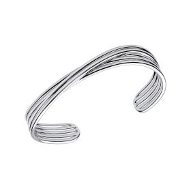 Twisted Ridge Cuff Bangle