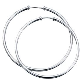 Plain Hoop Earrings 50mm