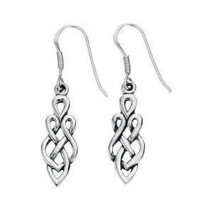 Celtic Design Drop Earrings