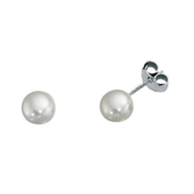 5mm Freshwater Pearl Stud Earrings 5mm (E3965W)