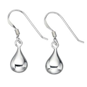 Plain Teardrop Drop Earrings