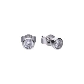 Diamonfire Bezel Carat Stud Earrings with Diamonfire Zirconia 0.25ct