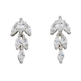 Cubic Zirconia Marquise Drop Earrings