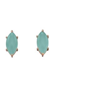 Marquise Aqua Chalcedony Earrings