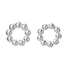 Circle Ball Stud Earrings