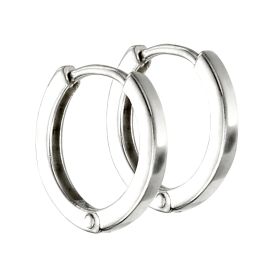 Mini Flat Profile Huggie Hoops 11mm