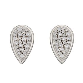 Fiorelli Teardrop Stud Earrings with Cubic Zirconia