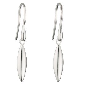 Navette Shaped Drop Earrings