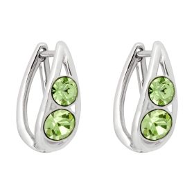 Fiorelli Teardrop Hoop Earrings with Peridot Crystal