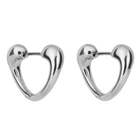 Fiorelli Doughnut Heart Hoop Earrings