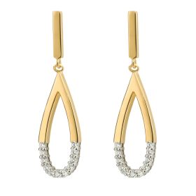 Fiorelli Teardrop Drop Earrings with Cubic Zirconia