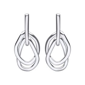 Organic Interlinking Drop Earrings