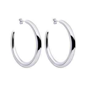 Polished Chunky Hoop Earrings