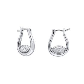 Fiorelli Nestled Cubic Zirconia Hoop Earrings