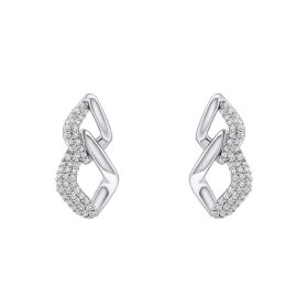 Fiorelli Pave Chain Link Drop Earrings