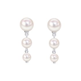 Gradient Freshwater Pearl Drop Earrings