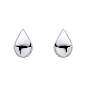 Highly Polished Droplet Stud Earrings