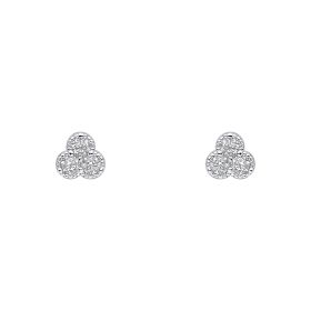 Trilogy Stud Earrings