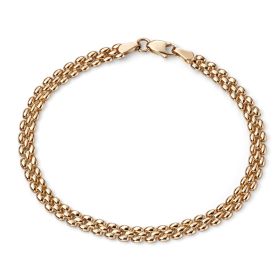 Watch Strap Style Bracelet in 9ct Gold