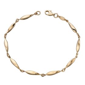 Marquise Link Bracelet in 9ct Gold