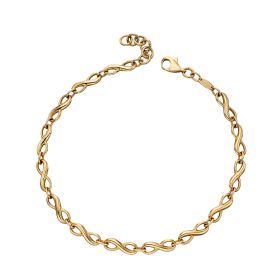 Infinity Tennis Bracelet in 9ct Gold