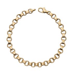 Circle Link Bracelet in 9ct Gold