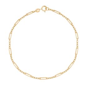 Mixed Length Link Bracelet in 9ct Gold