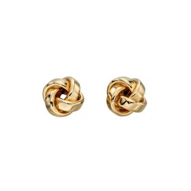 Knot Stud Earrings in 9ct Gold