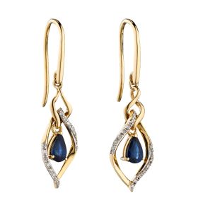 Double Drop Open Marquise Earrings