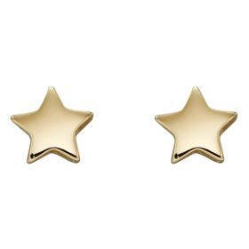 Small Star Stud Earrings in 9ct Gold