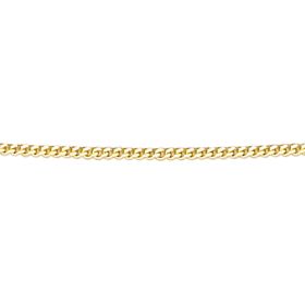 0.8mm Diamond Cut Curb Chain 41cm-46cm in 9ct Gold