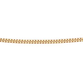 1mm Diamond Cut Curb Chain 46cm in 9ct Gold