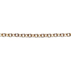 1.2mm Trace Chain 46cm-51cm in 9ct Gold