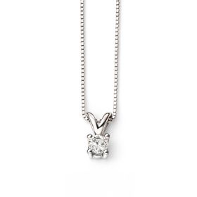 0.15ct Solitaire Diamond Pendant