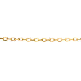 0.8mm Cut Trace Chain 45cm in 9ct Gold