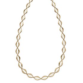 Open Eye Link Necklace in 9ct Gold