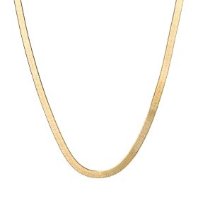 Herringbone Chain Necklace in 9ct Gold